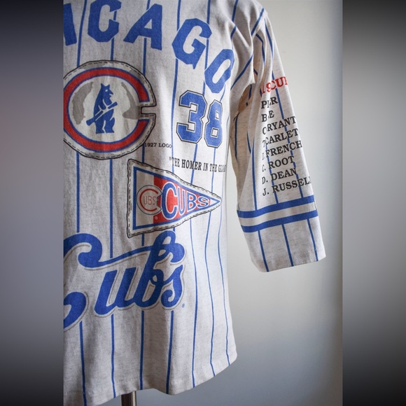Vintage Rare 1990s Chicago Cubs Jersey Tee - Picture 5 of 10